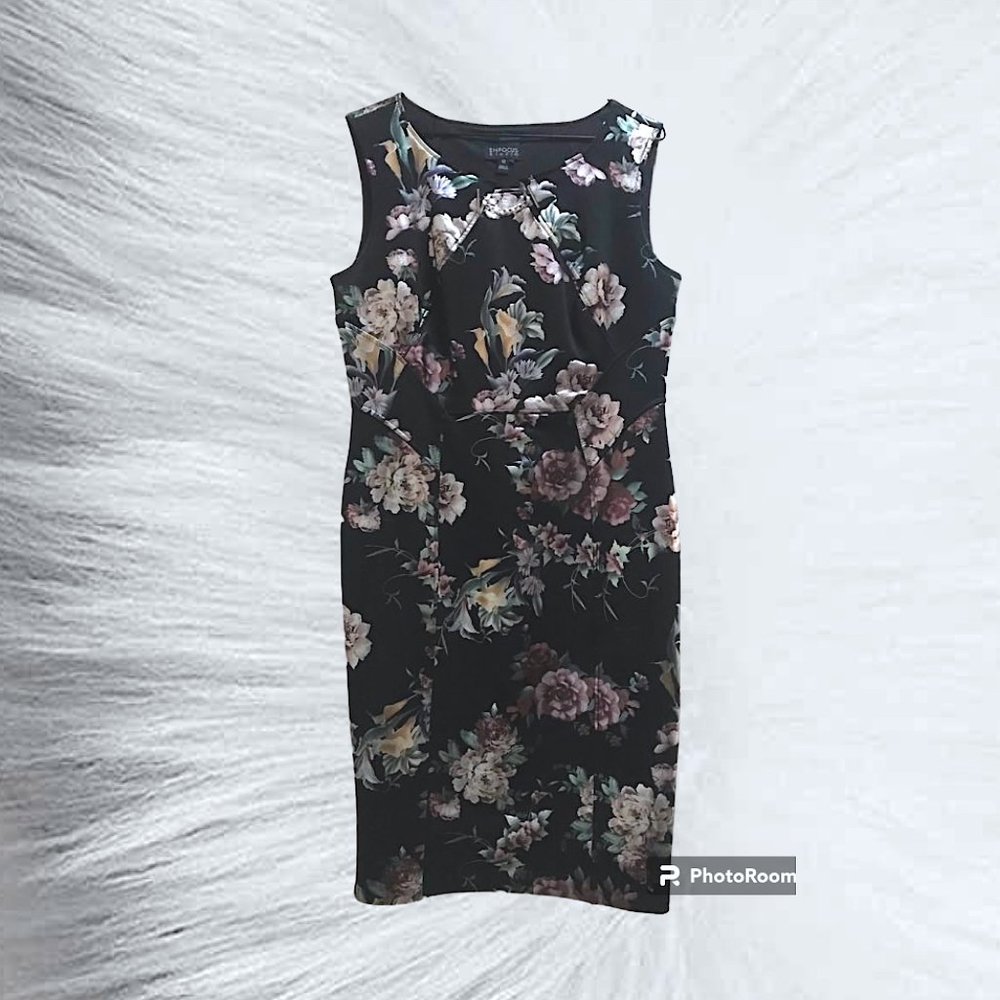 🖤🌸 Beautiful Enfocus Black Floral Dress